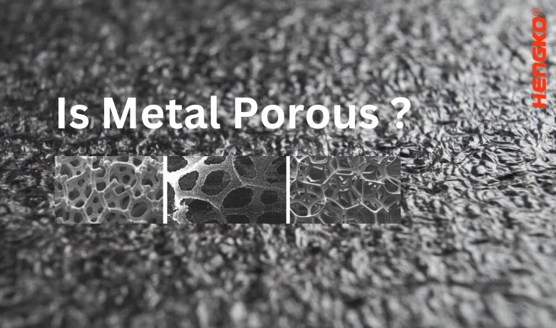 Microscopic view of metal surface treatment